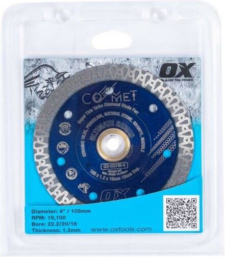 OX tools OX Ultimate Diamantschijf Comet 125mm