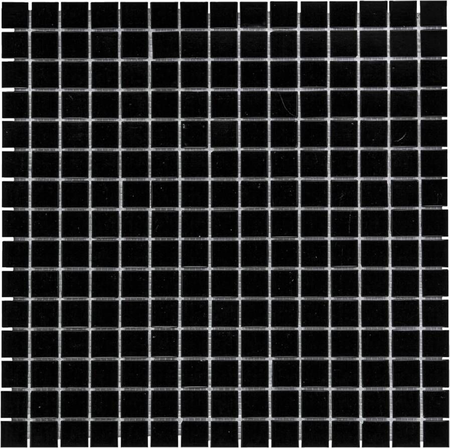 The Mosaic Factory Mozaiek Amsterdam Basic Super Zwart 2 0x2 0