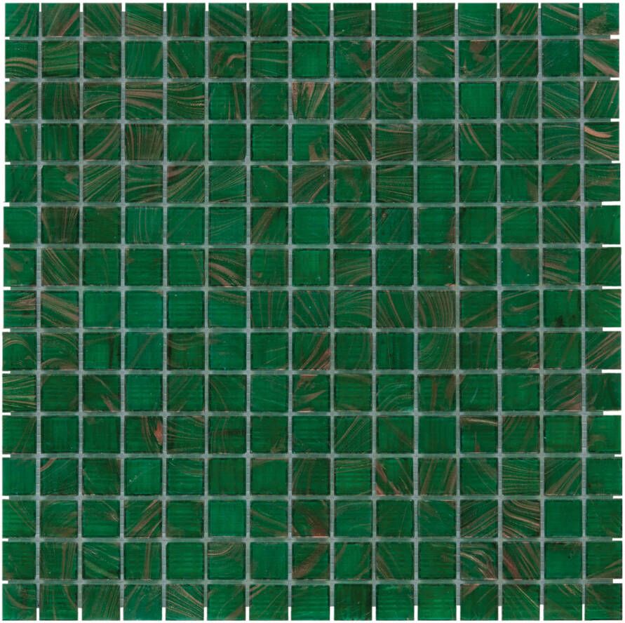 The Mosaic Factory Mozaiek Amsterdam Vierkant Midden Groen 2x2