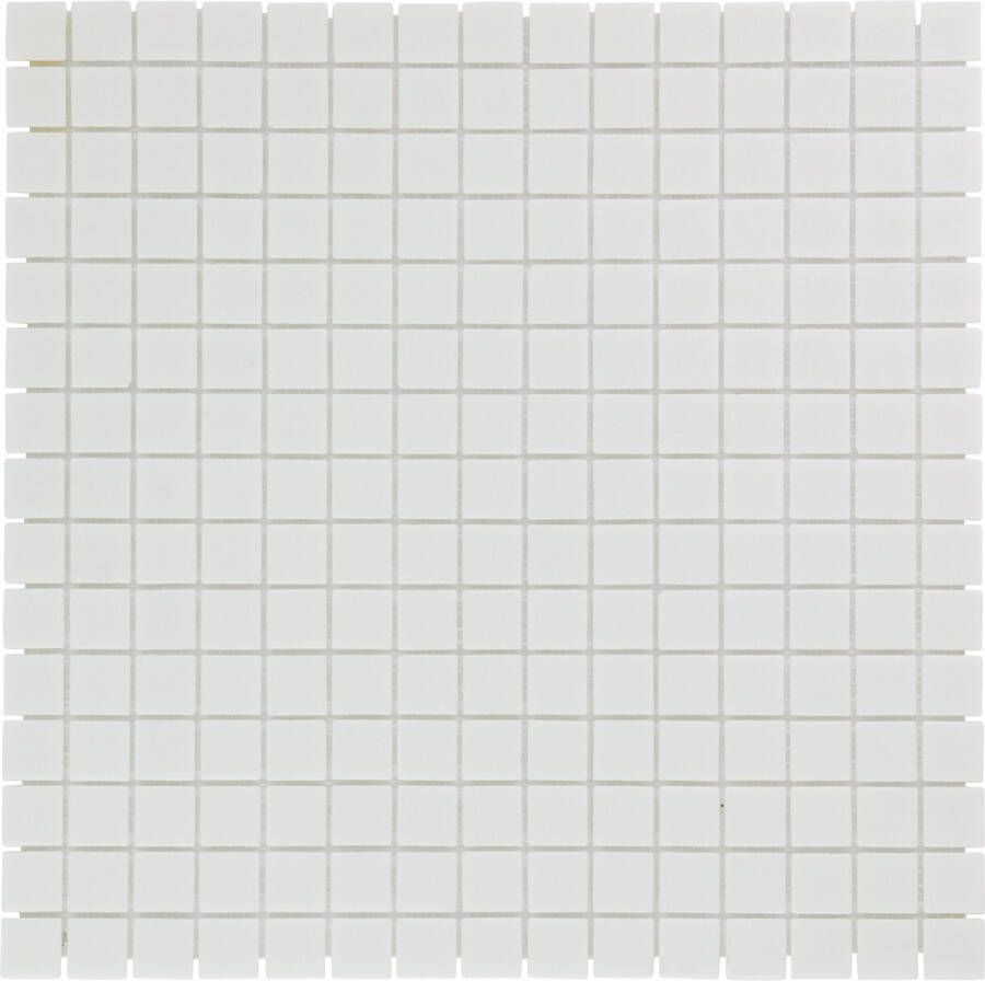 The Mosaic Factory Mozaiek Amsterdam Vierkant Ultra Wit 2x2