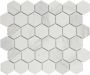 The Mosaic Factory Barcelona mozaïektegel 28.2x32.1cm wand en vloertegel Zeshoek Hexagon Porselein Carrara White Mat AMH13003 - Thumbnail 3