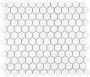 The Mosaic Factory Barcelona mozaïektegel 26x30cm wandtegel Zeshoek Hexagon Porselein Extra White Glans AFH23051 - Thumbnail 2