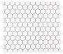 The Mosaic Factory Barcelona mozaïektegel 26x30cm wandtegel Zeshoek Hexagon Porselein Extra White Glans AFH23051 - Thumbnail 3