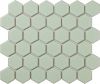 The Mosaic Factory Barcelona mozaïektegel 5.1x5.9x0.6cm wandtegel voor binnen en buiten hexagon porselein antiek groen AFH06052 online kopen