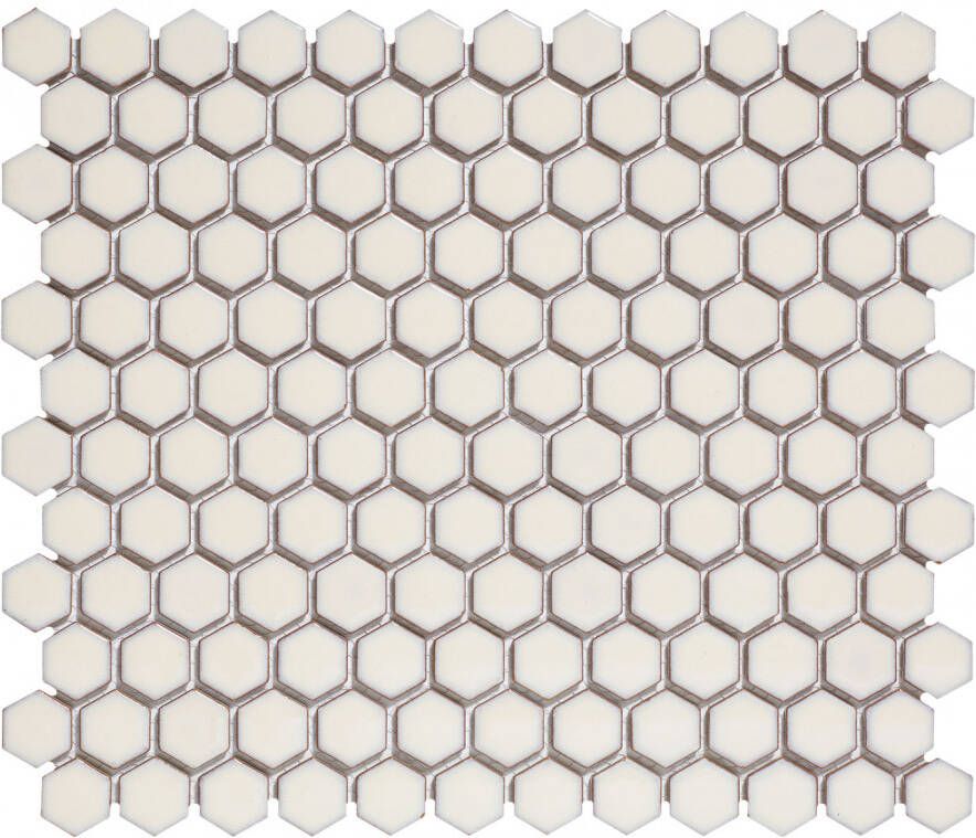 The Mosaic Factory Mozaiek Barcelona Hexagon Wit 2 3x2 6