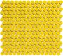 The Mosaic Factory Venice mozaïektegel 31.5x29.4cm wandtegel Rond Porselein Yellow glans VKN030 - Thumbnail 2