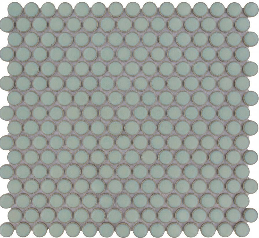 The Mosaic Factory Mozaiek Coins Venice Licht Groen
