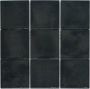 The Mosaic Factory Kasba mozaïektegel 30x30cm wandtegel Vierkant Porselein Black glans KAG10915 - Thumbnail 2