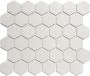 The Mosaic Factory London mozaïektegel 28.2x32.1cm wand en vloertegel Zeshoek Hexagon Porselein Super White Mat LOH1010S - Thumbnail 2