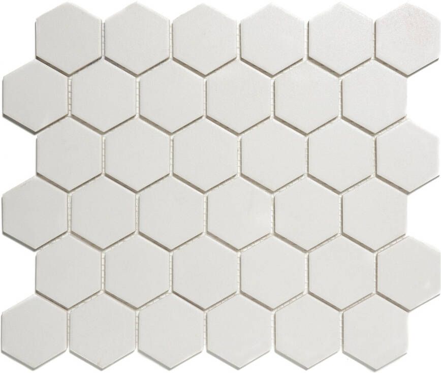 The Mosaic Factory Mozaiek London Hexagon Super Wit 5 1x5 9