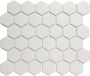 The Mosaic Factory London mozaïektegel 28.2x32.1cm wand en vloertegel Zeshoek Hexagon Porselein Super White Mat LOH1010S - Thumbnail 2
