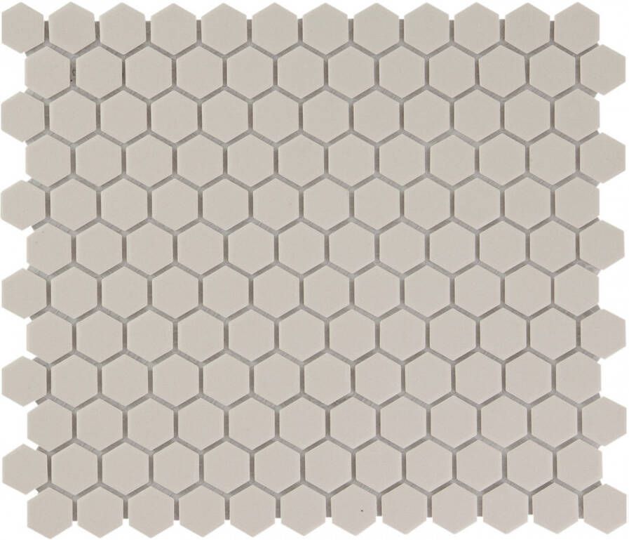 The Mosaic Factory Mozaiek London Hexagon Wit 2 3x2 6
