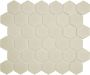 The Mosaic Factory London mozaïektegel 28.2x32.1cm wand en vloertegel Zeshoek Hexagon Porselein White Mat LOH1010 - Thumbnail 2