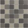 The Mosaic Factory London Mozaïektegel 4.8x4.8x0.6cm vloertegel binnen buiten vierkant keramiek donker grijs Mix LO10MIX1 - Thumbnail 3