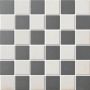 The Mosaic Factory London mozaïektegel 30.9x30.9cm wand en vloertegel Vierkant Porselein Chessboard Mat LO1010S1017 - Thumbnail 2