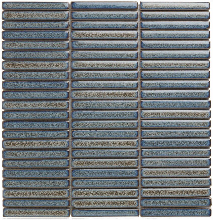 The Mosaic Factory Mozaiek Sevilla Kit-Kat mini's Grijs-Blauw spikkel 1 2x9 2