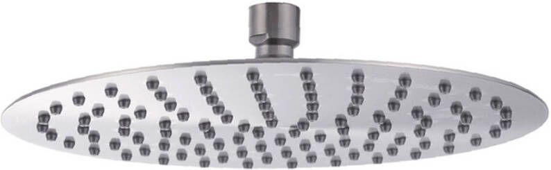 Wiesbaden UFO Luxe hoofddouche rond 20 cm Ultra plat RVS 304