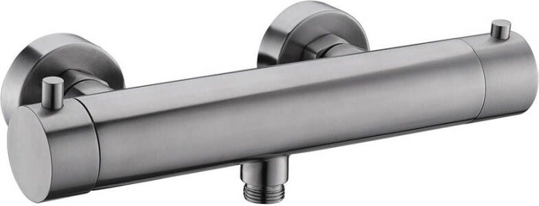 Wiesbaden 304 thermostatische douchemengkraan 15 cm RVS