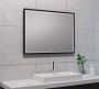 Wiesbaden Badkamerspiegel Maro | 120x60 cm | Rechthoekig | Directe LED verlichting | Touch button | Met verwarming - Thumbnail 3