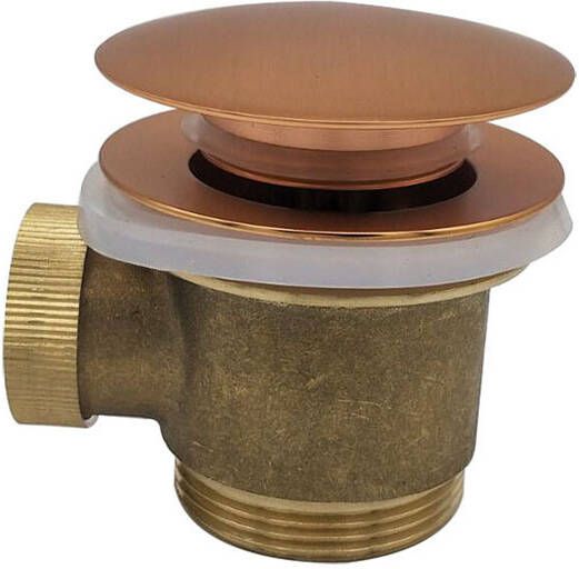 Wiesbaden Caral clickwaste afvoerplug vrijstaand bad 1 2" geborsteld koper 21.6010