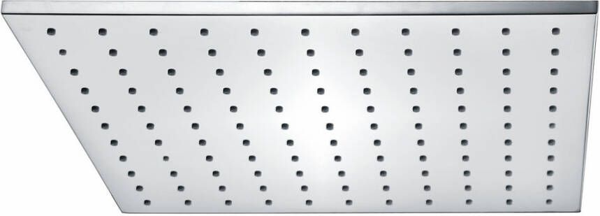 Wiesbaden Luxe messing Regendouche vierkant 300 x 8mm chroom