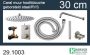 Wiesbaden Xellanz Wiesbaden one-pack inbouwthermostaatset met gebogen douchearm 30 geborsteld staal - Thumbnail 3