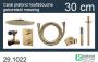 Wiesbaden Caral one-pack complete inbouwthermostaatset met plafondbevestiging met 30 cm hoofddouche geborsteld messing - Thumbnail 3