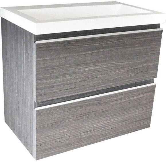 Wiesbaden Shall onderkast 60 x 36 cm houtnerf grijs
