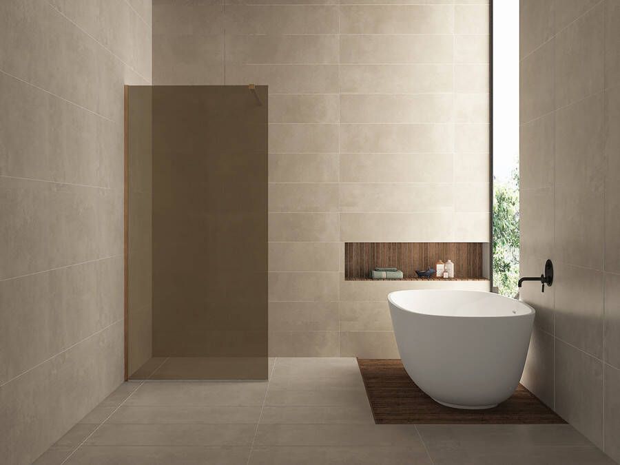 Wiesbaden Slim glasplaat nano vintage brons glas