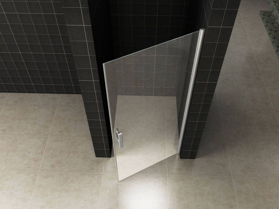 Xellanz Cerra eco nisdeur 1000 x 1950 x 6 mm helder glas chroom