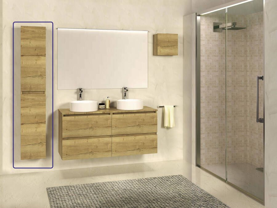 Wiesbaden Xellanz Wiesbaden Excellence Sephia kolomkast 140x30x25 cm natuur