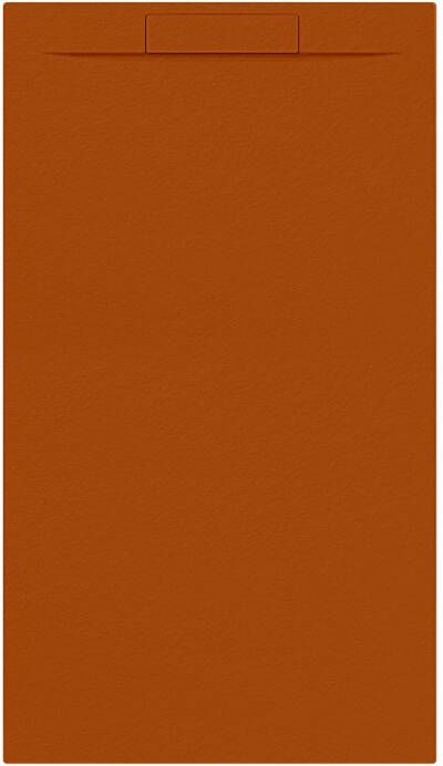 Allibert Douchebak + Sifon Rectangle 140x80 cm Satijn Koper Oranje