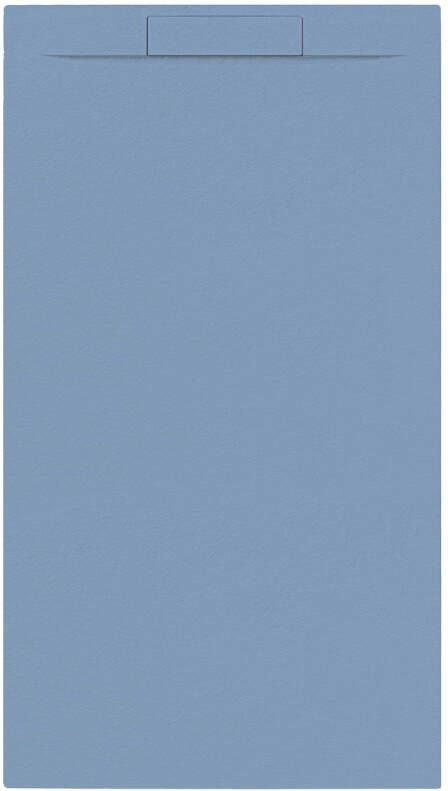 Allibert Douchebak + Sifon Rectangle 160x90 cm Mat Blauw Balt
