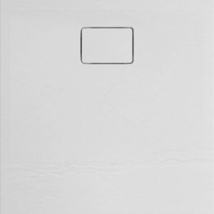 Allibert Terreno douchebak 80x80cm vierkant Polybeton blanc 824752