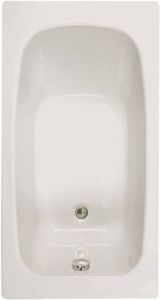 Allibert Ligbad Flavis Plaatsbesparend 120x70x55-58 cm