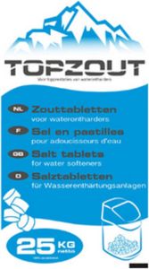 AquaStar TopZout regeneratietabletten onthardingszout 25 KG