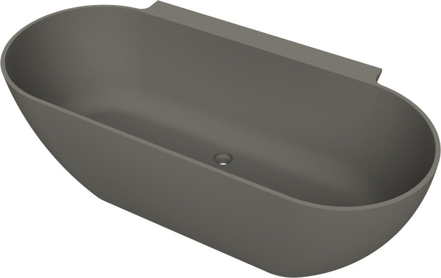 Arcqua Havana Halfvrijstaand Bad 170x80cm mat quartz grijs BAD659945