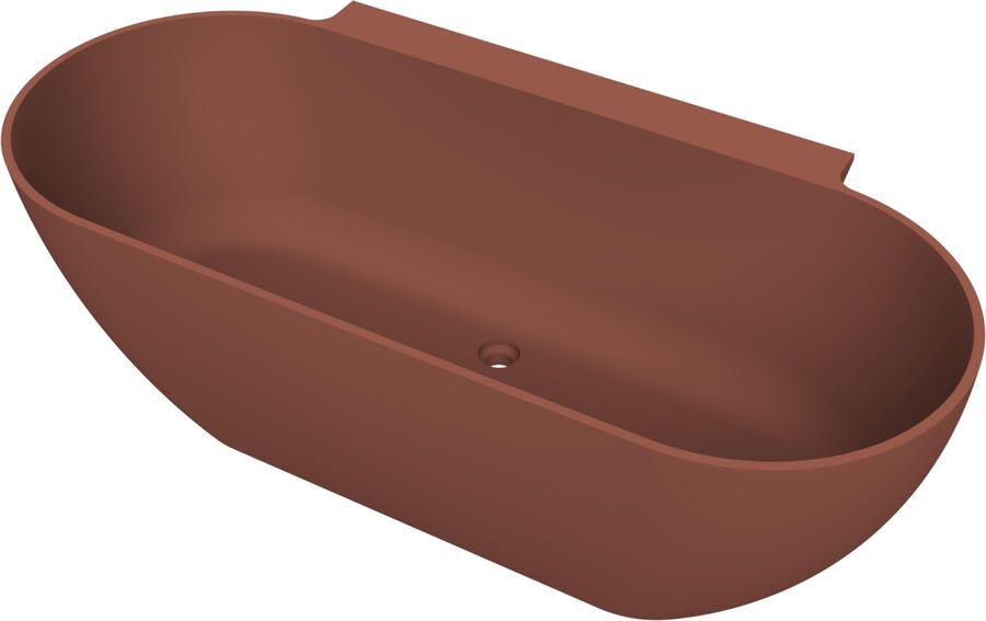 Arcqua Havana Halfvrijstaand Bad 170x80cm mat terracotta BAD759472