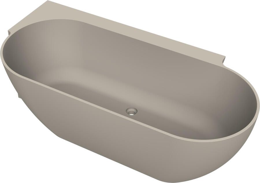 Arcqua Havana Halfvrijstaand Bad 170x80cm links mat klei BAD856519