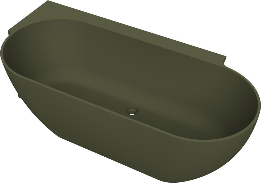 Arcqua Havana Halfvrijstaand Bad 170x80cm links mat groen BAD396753