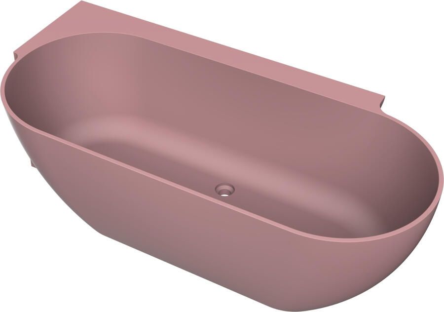 Arcqua Havana Halfvrijstaand Bad 170x80cm links mat roze BAD406803
