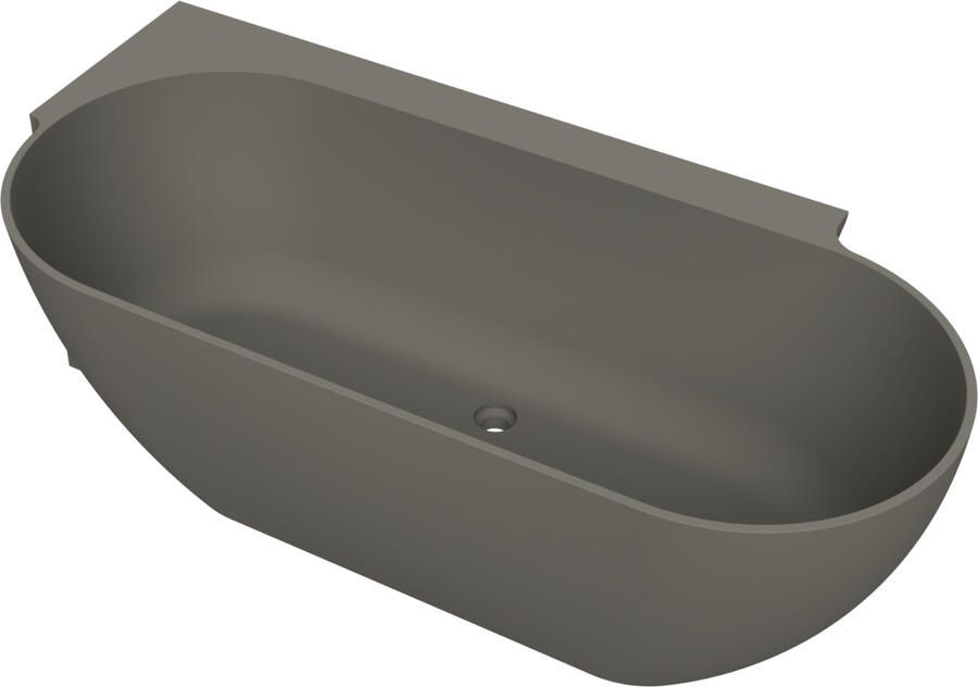 Arcqua Havana Halfvrijstaand Bad 170x80cm links mat quartz grijs BAD656839
