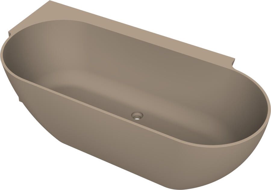 Arcqua Havana Halfvrijstaand Bad 170x80cm links mat truffel BAD804125