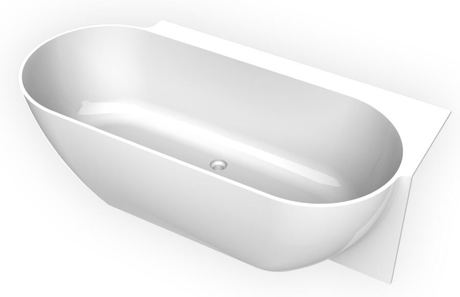 Arcqua Havana Halfvrijstaand Bad 170x80cm rechts glans wit BAD101300
