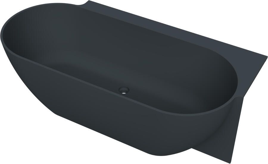 Arcqua Havana Halfvrijstaand Bad 170x80cm rechts mat antraciet BAD463504