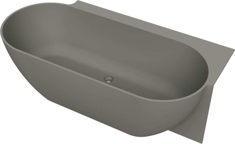 Arcqua Havana Halfvrijstaand Bad 170x80cm rechts mat beton BAD246918