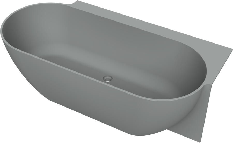 Arcqua Havana Halfvrijstaand Bad 170x80cm rechts mat grijs BAD455910