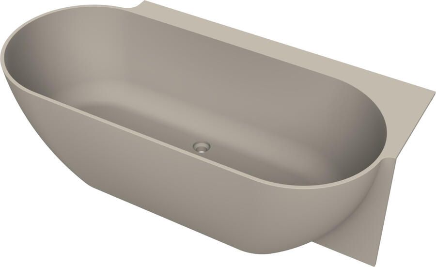 Arcqua Havana Halfvrijstaand Bad 170x80cm rechts mat klei BAD853356