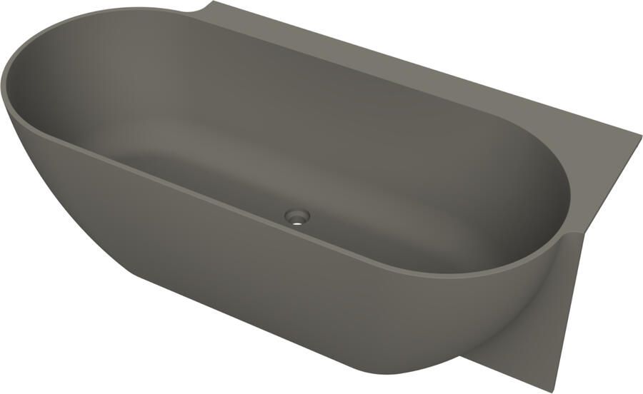 Arcqua Havana Halfvrijstaand Bad 170x80cm rechts mat quartz grijs BAD654971