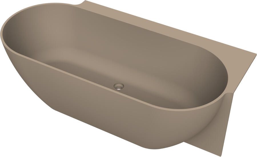 Arcqua Havana Halfvrijstaand Bad 170x80cm rechts mat truffel BAD804514